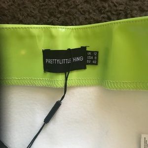 Lace up side mini skirt